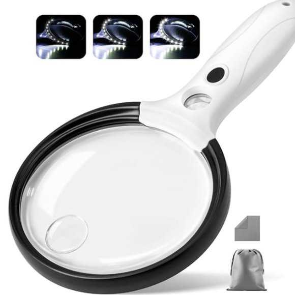 Large Magnifying Glass with Light - Picture 1 of 7